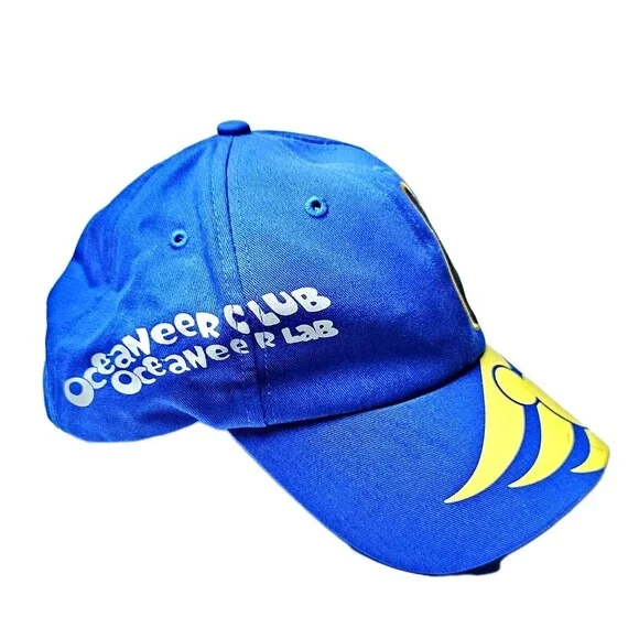 DISNEY DCL Hat Cruise Line Oceaneer Club Adj Blue Mickey Mouse Adult/Teen VGC - Picture 3 of 9